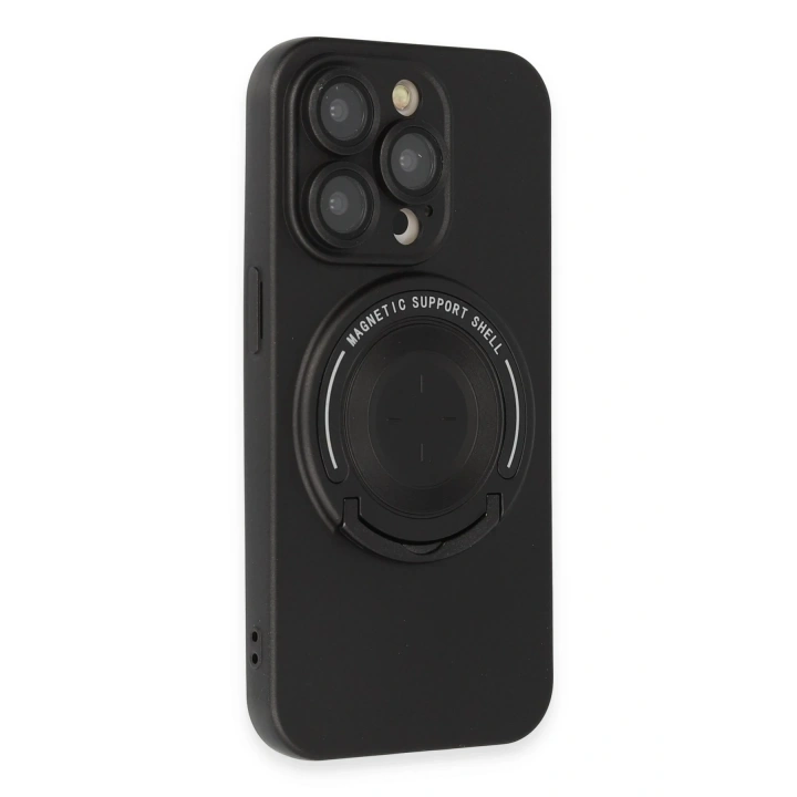 BFS  iPhone 13 Pro Kılıf Lukka Magneticsafe Kapak - Siyah