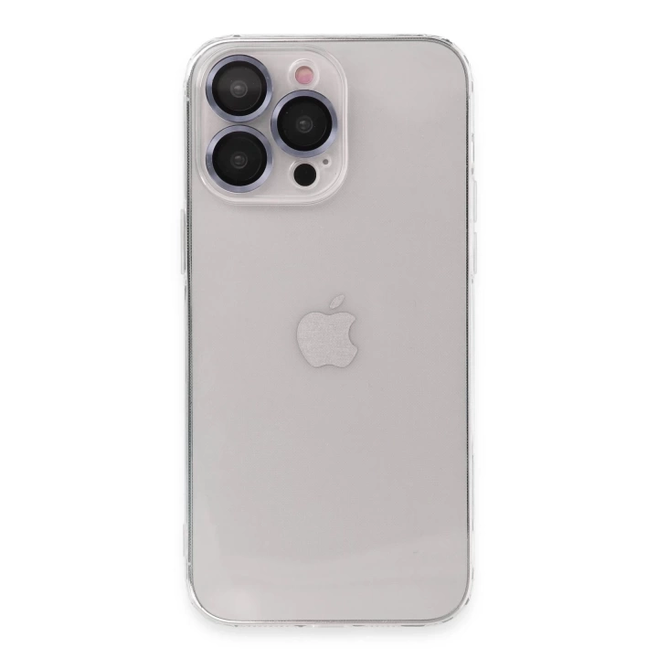 BFS  iPhone 13 Pro Kılıf Luko Lens Silikon - Sierra Blue