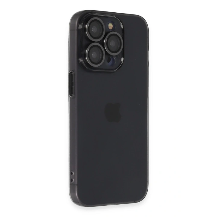BFS  iPhone 13 Pro Kılıf Luko Lens Silikon - Siyah
