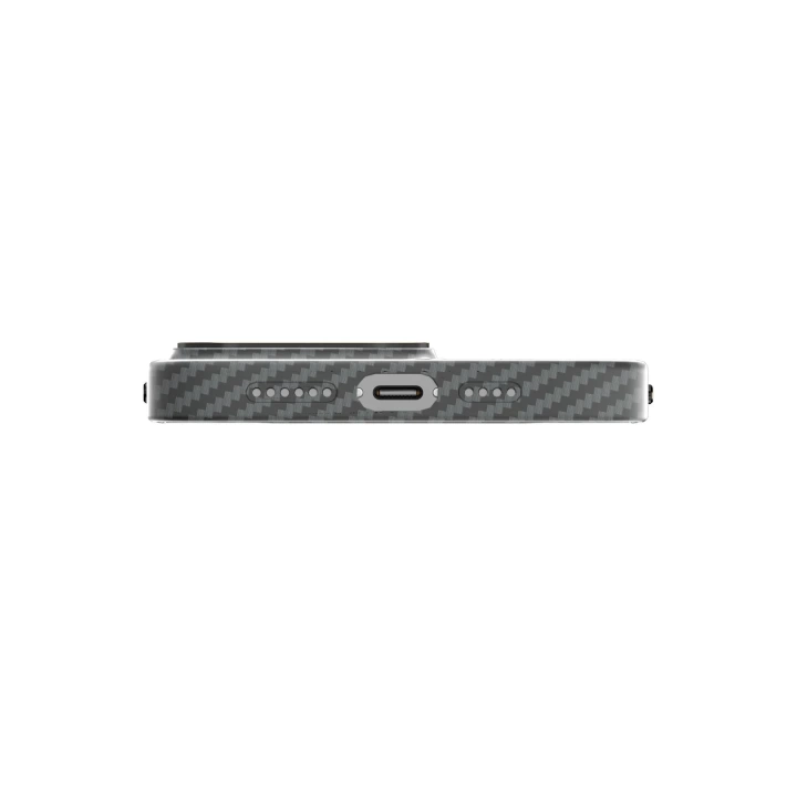 BFS  iPhone 13 Pro Kılıf Mekanik Magsafe Kapak - Füme - 1