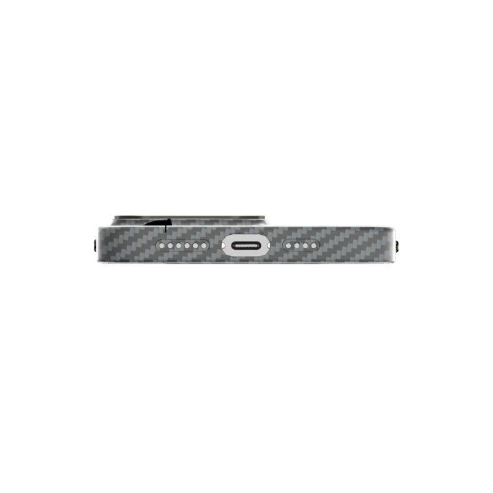 BFS  iPhone 13 Pro Kılıf Mekanik Magsafe Kapak - Füme - 3