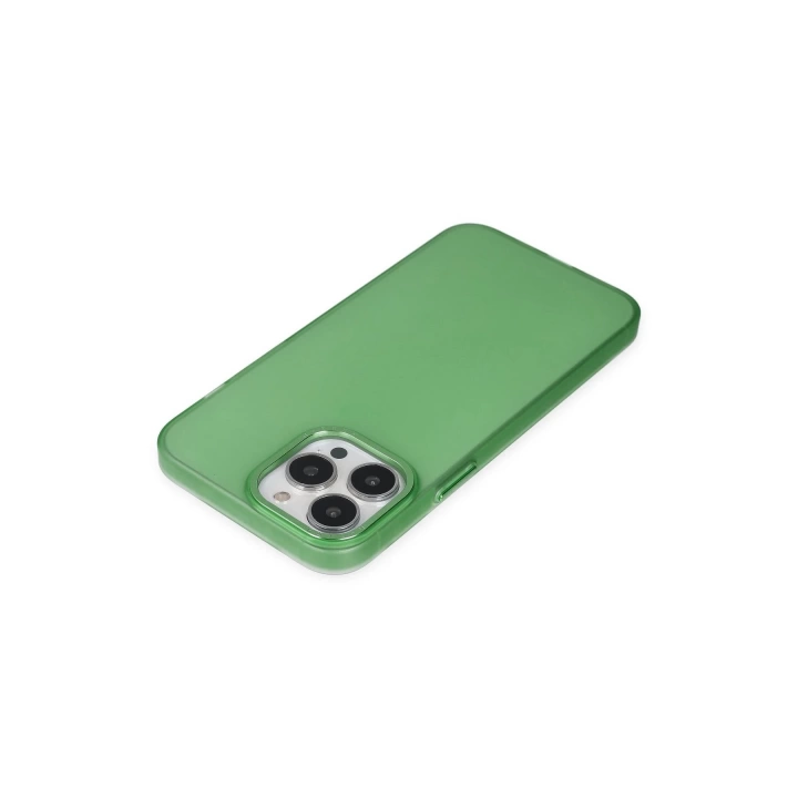 BFS  iPhone 13 Pro Kılıf Modos Metal Kapak - Koyu Yeşil