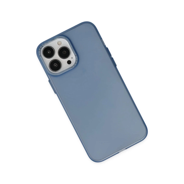 BFS  iPhone 13 Pro Kılıf Modos Metal Kapak - Lacivert