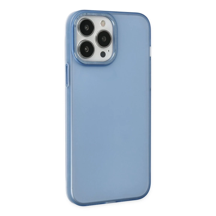 BFS  iPhone 13 Pro Kılıf Modos Metal Kapak - Mavi