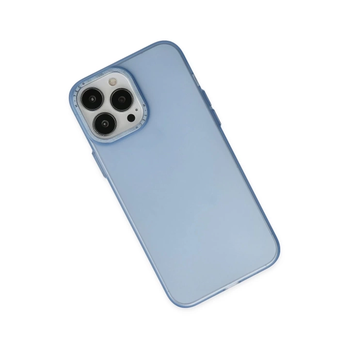 BFS  iPhone 13 Pro Kılıf Modos Metal Kapak - Mavi