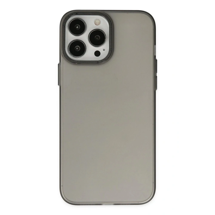 BFS iPhone 13 Pro Kılıf Modos Metal Kapak - Siyah