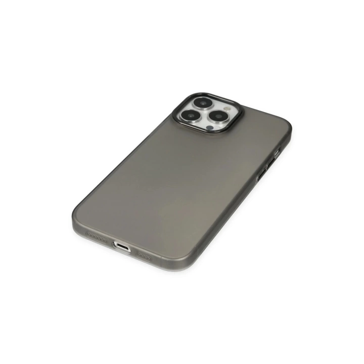 BFS  iPhone 13 Pro Kılıf Modos Metal Kapak - Siyah