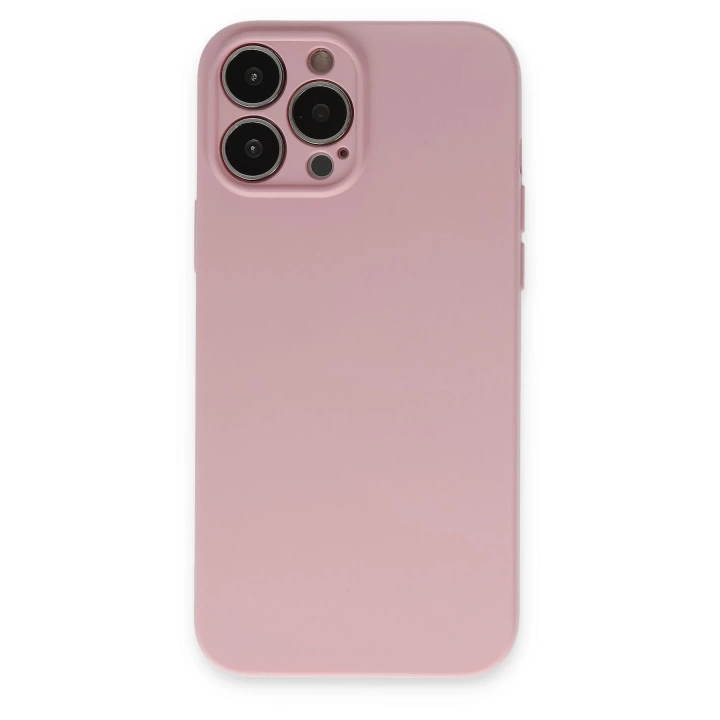 BFS  iPhone 13 Pro Kılıf Nano içi Kadife Silikon - Pembe