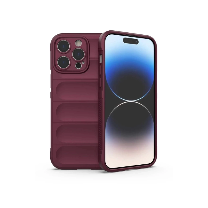 BFS  iPhone 13 Pro Kılıf Optimum Silikon - Bordo