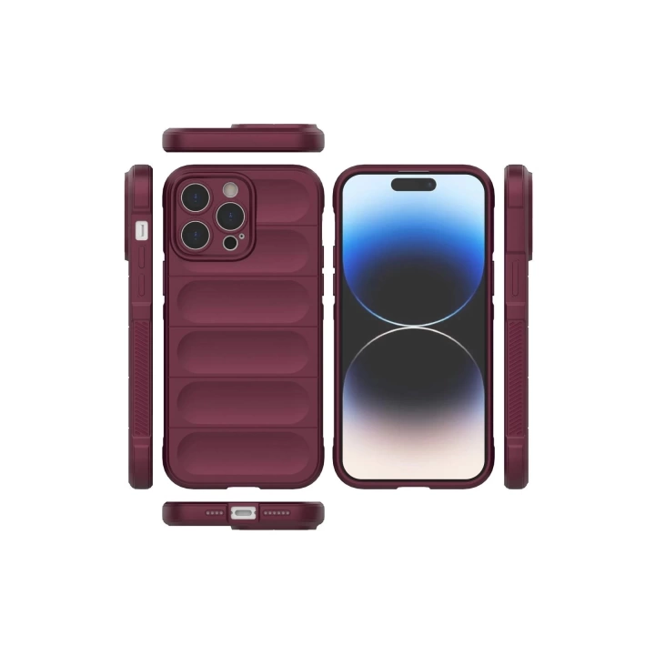 BFS  iPhone 13 Pro Kılıf Optimum Silikon - Bordo