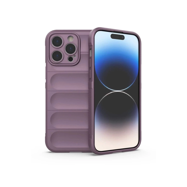 BFS  iPhone 13 Pro Kılıf Optimum Silikon - Mor