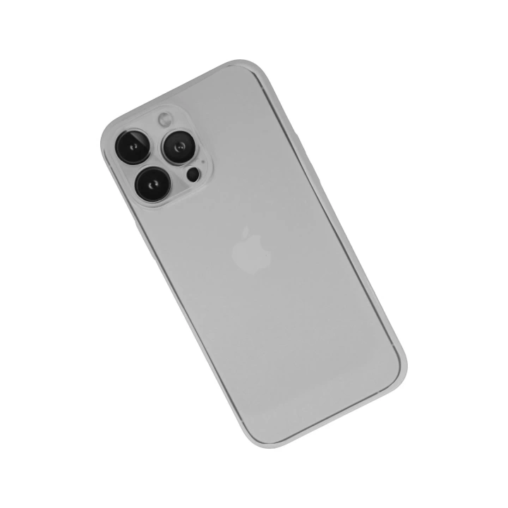 BFS  iPhone 13 Pro Kılıf PP Ultra İnce Kapak - Beyaz