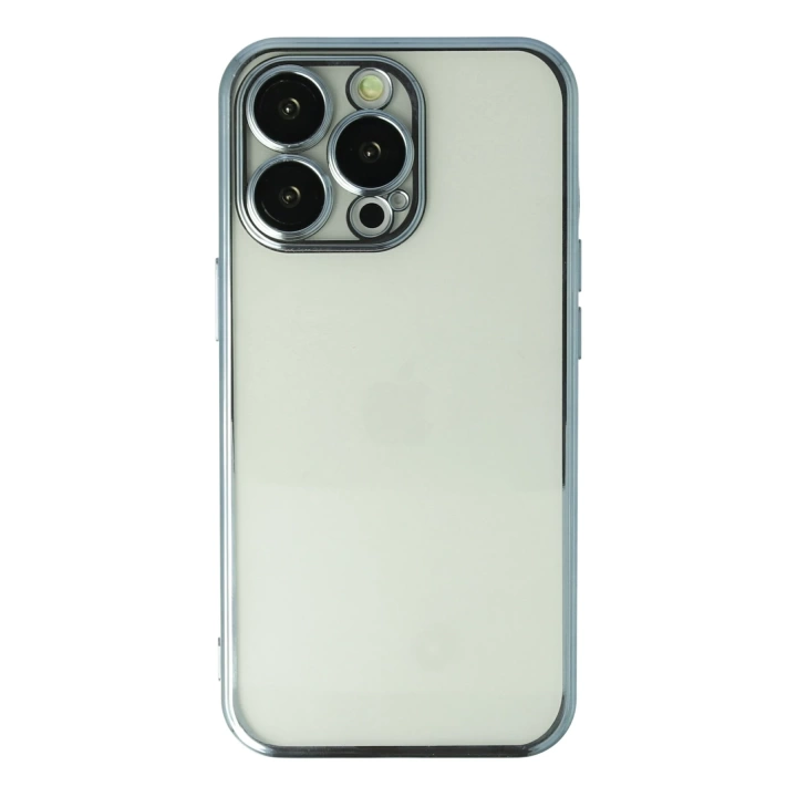 BFS  iPhone 13 Pro Kılıf Razer Lensli Silikon - Mavi