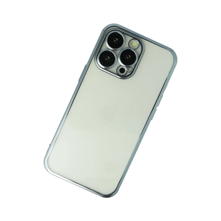 BFS  iPhone 13 Pro Kılıf Razer Lensli Silikon - Mavi