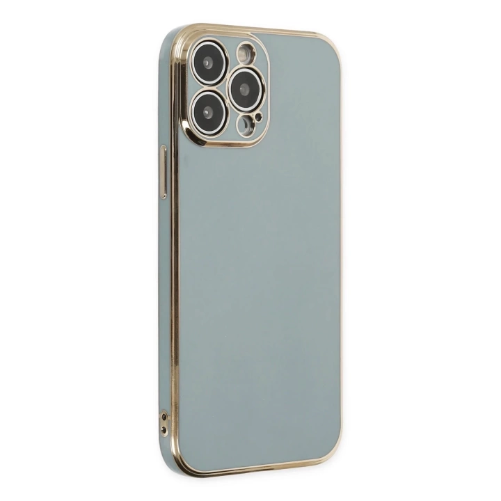 BFS  iPhone 13 Pro Kılıf Volet Silikon - Açık Yeşil