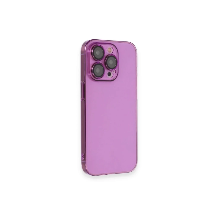 BFS  iPhone 13 Pro Max Kılıf Armada Lensli Kapak - Mor