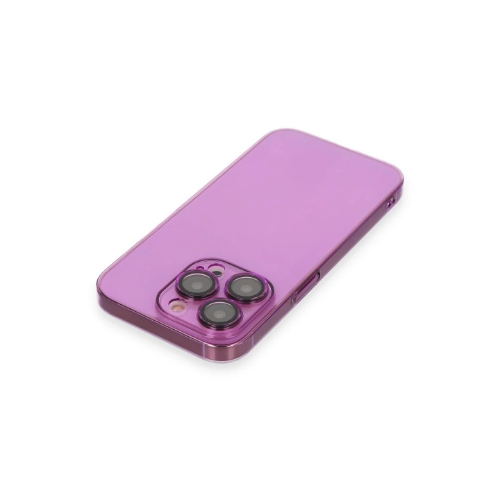 BFS  iPhone 13 Pro Max Kılıf Armada Lensli Kapak - Mor