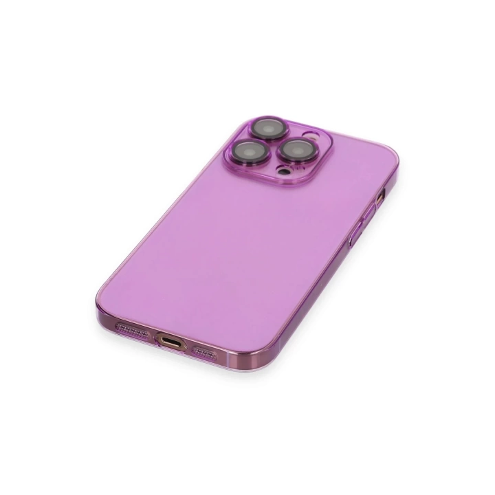 BFS  iPhone 13 Pro Max Kılıf Armada Lensli Kapak - Mor