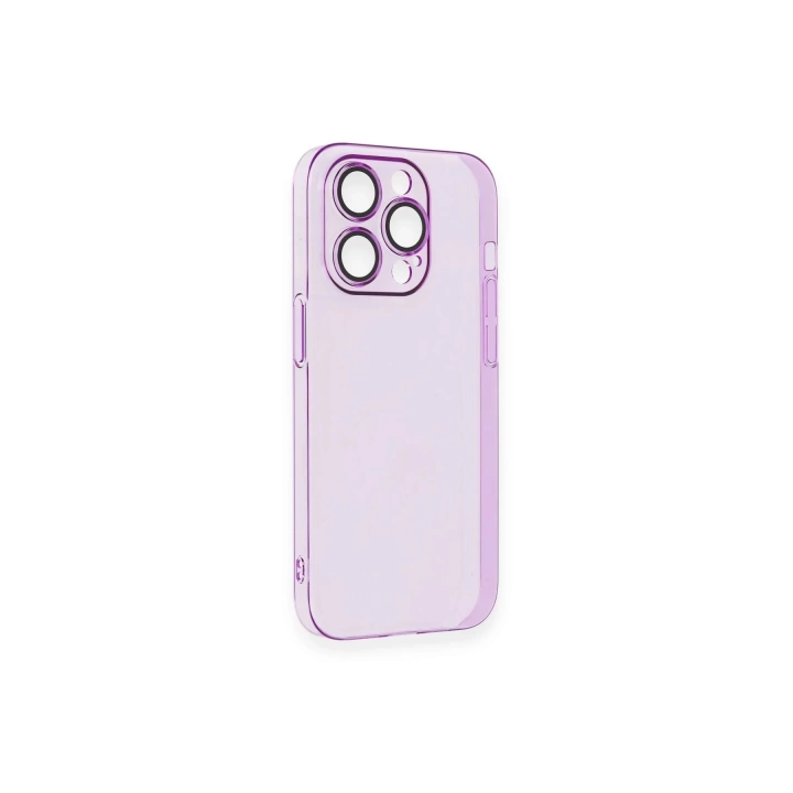 BFS  iPhone 13 Pro Max Kılıf Armada Lensli Kapak - Mor