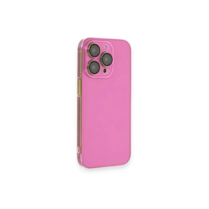BFS  iPhone 13 Pro Max Kılıf Armada Lensli Kapak - Pembe