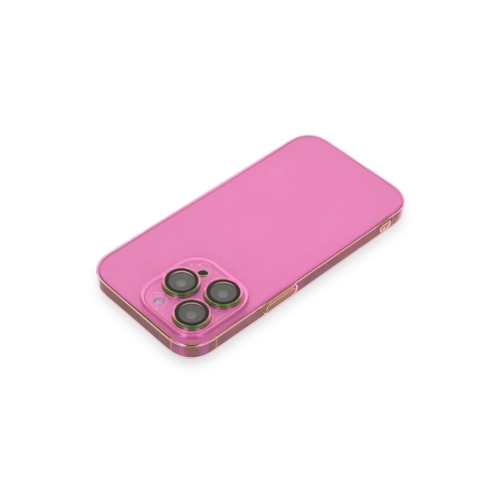 BFS  iPhone 13 Pro Max Kılıf Armada Lensli Kapak - Pembe