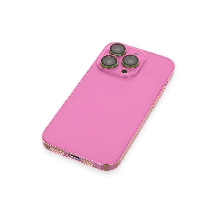 BFS  iPhone 13 Pro Max Kılıf Armada Lensli Kapak - Pembe