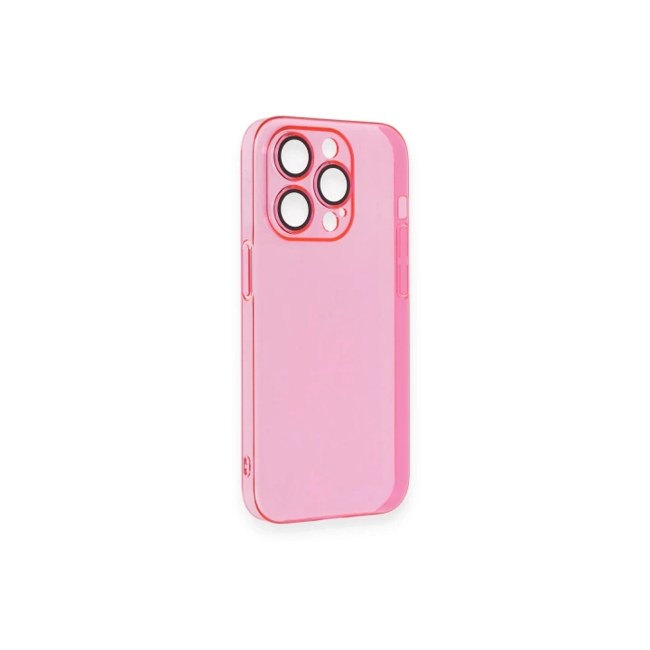 BFS  iPhone 13 Pro Max Kılıf Armada Lensli Kapak - Pembe