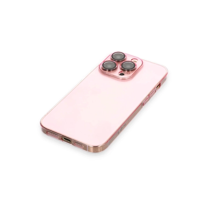 BFS  iPhone 13 Pro Max Kılıf Armada Lensli Kapak - Rose Gold