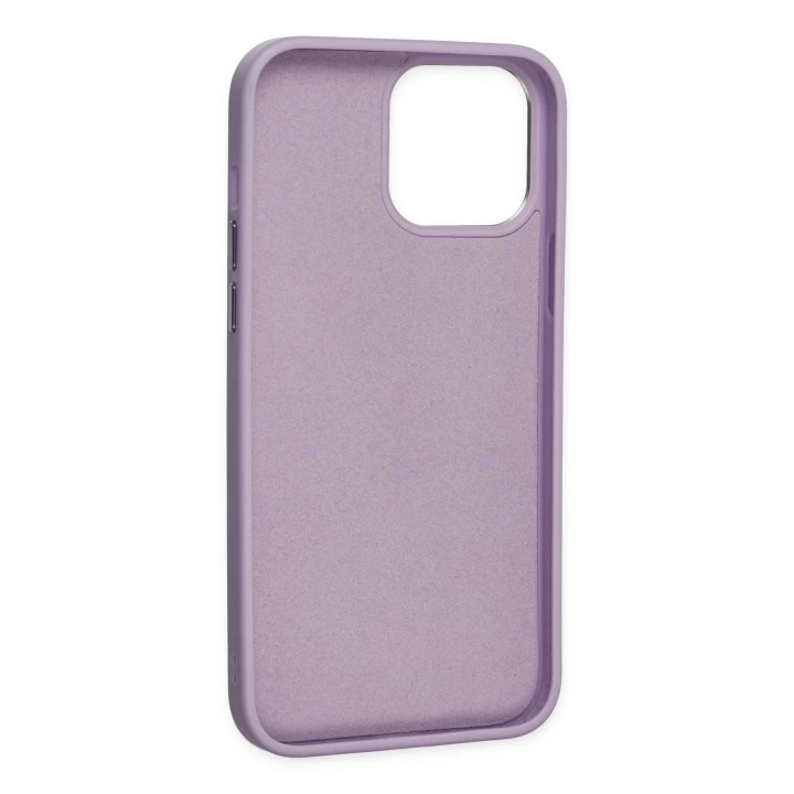 BFS  iPhone 13 Pro Max Kılıf Asya Deri Silikon - Lila