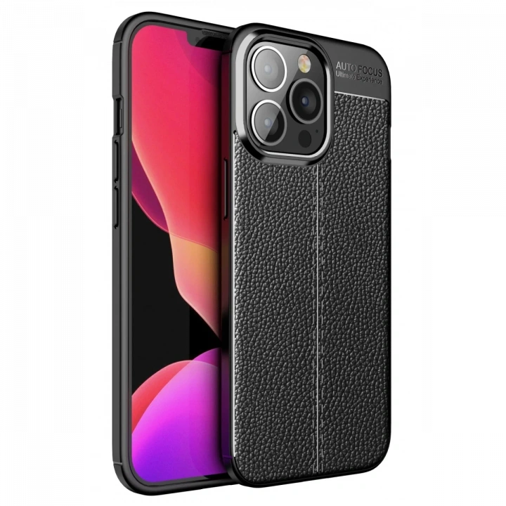 BFS  iPhone 13 Pro Max Kılıf Auto Focus Kapak - Siyah