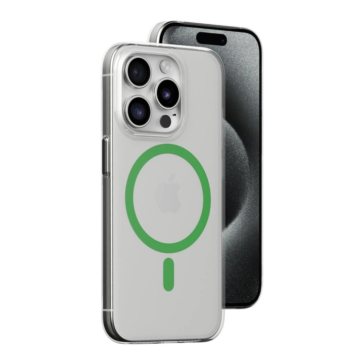 BFS  iPhone 13 Pro Max Kılıf Bubble Magsafe Kapak - Yeşil