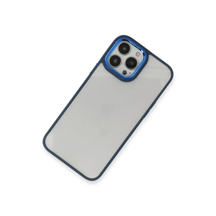 BFS  iPhone 13 Pro Max Kılıf Dora Kapak - Mavi