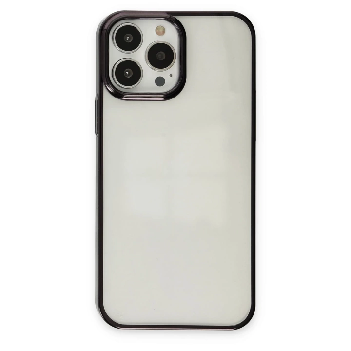 BFS  iPhone 13 Pro Max Kılıf Element Silikon - Siyah