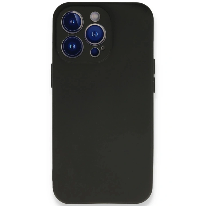 BFS iPhone 13 Pro Max Kılıf First Silikon - Siyah