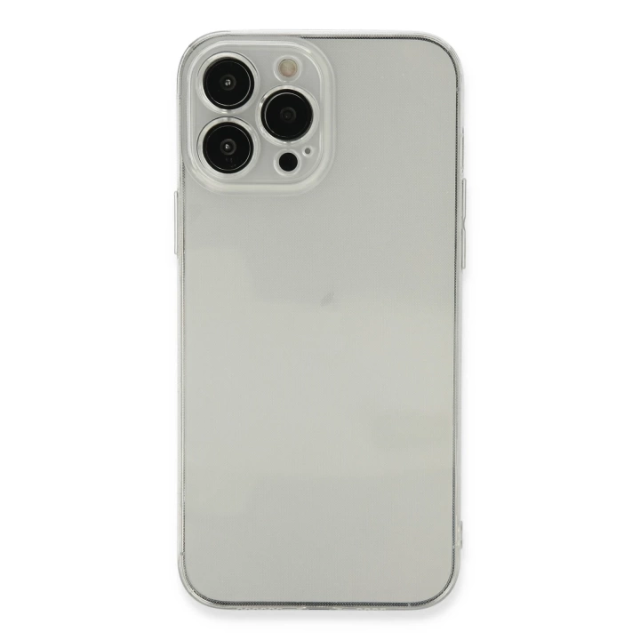 BFS  iPhone 13 Pro Max Kılıf Fly Lens Silikon - Şeffaf