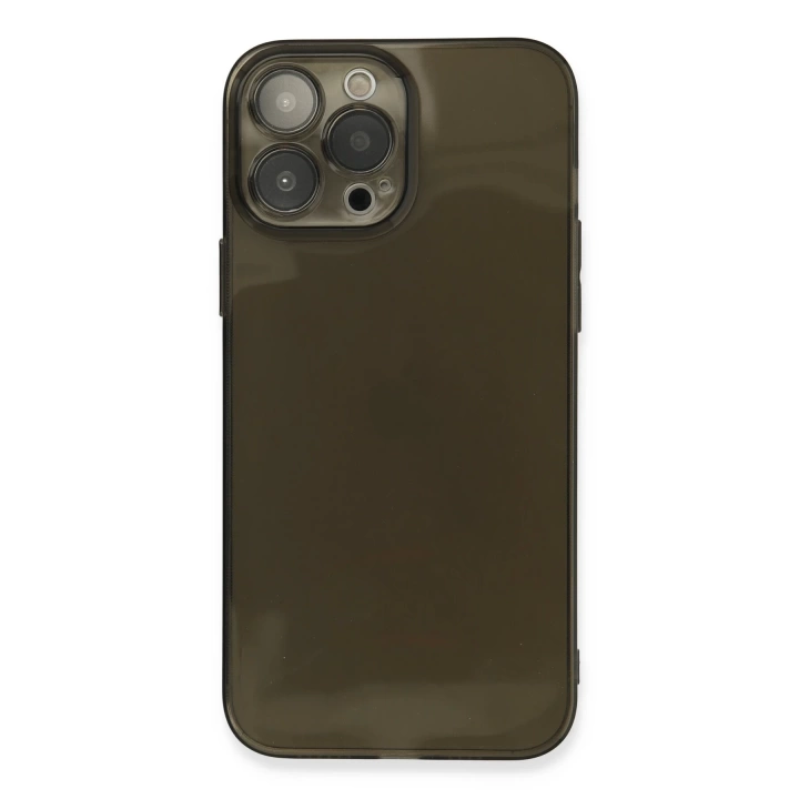 BFS  iPhone 13 Pro Max Kılıf Fly Lens Silikon - Siyah