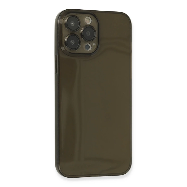 BFS  iPhone 13 Pro Max Kılıf Fly Lens Silikon - Siyah