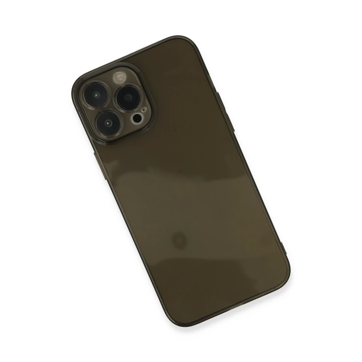 BFS  iPhone 13 Pro Max Kılıf Fly Lens Silikon - Siyah