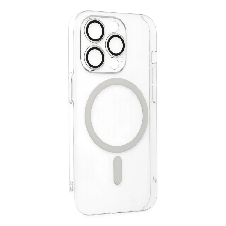 BFS  iPhone 13 Pro Max Kılıf Kaou Magneticsafe Slim Kapak - Şeffaf