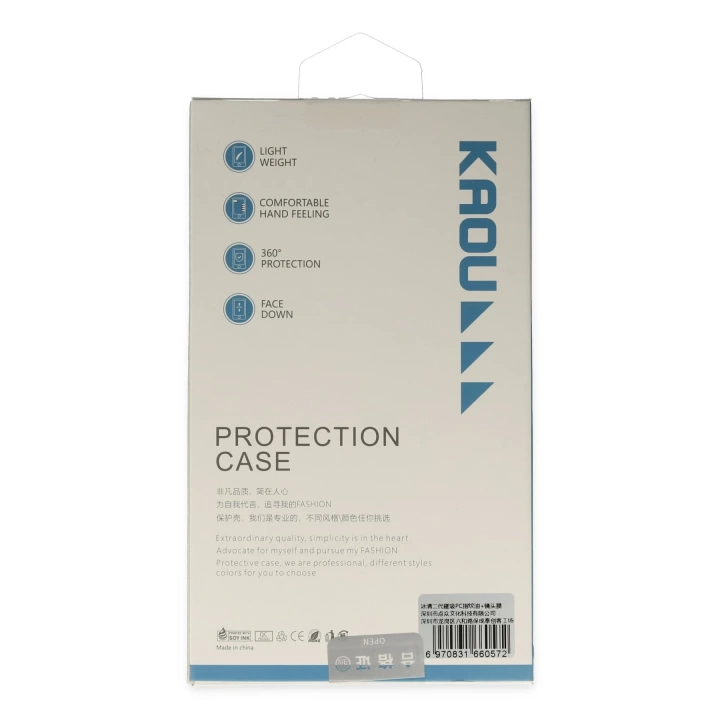 BFS  iPhone 13 Pro Max Kılıf Kaou Magneticsafe Slim Kapak - Şeffaf