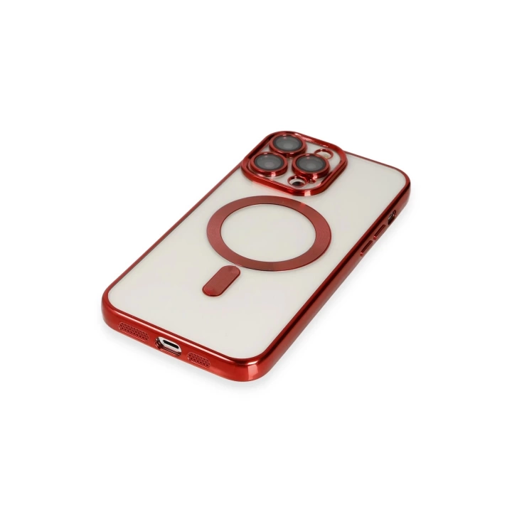 BFS  iPhone 13 Pro Max Kılıf Kross Magneticsafe Kapak - Kırmızı