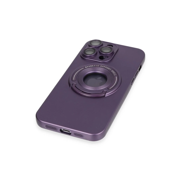 BFS  iPhone 13 Pro Max Kılıf Lukka Magneticsafe Kapak - Derin Mor