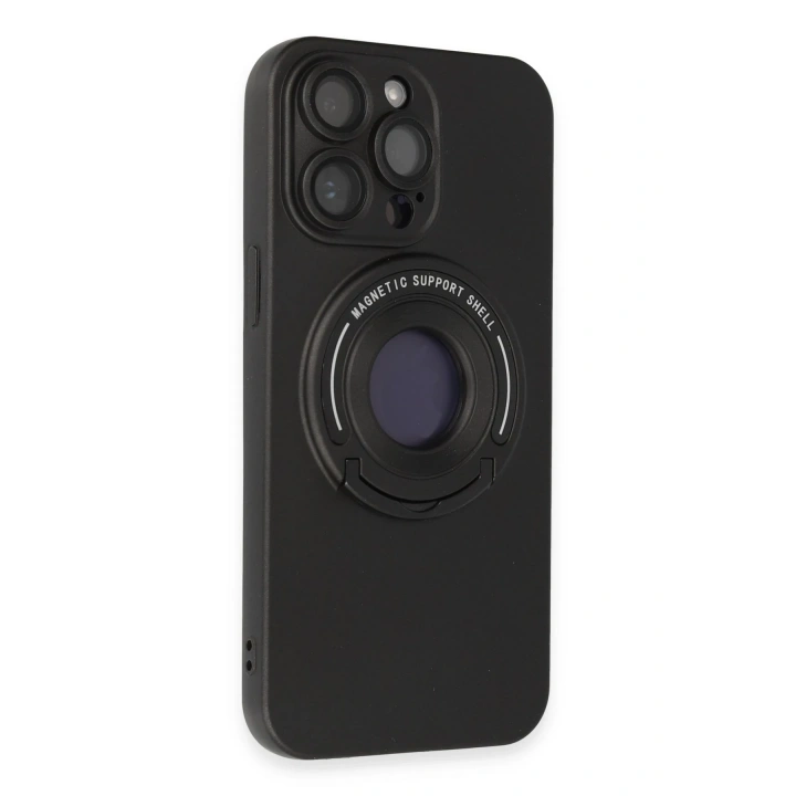 BFS  iPhone 13 Pro Max Kılıf Lukka Magneticsafe Kapak - Siyah