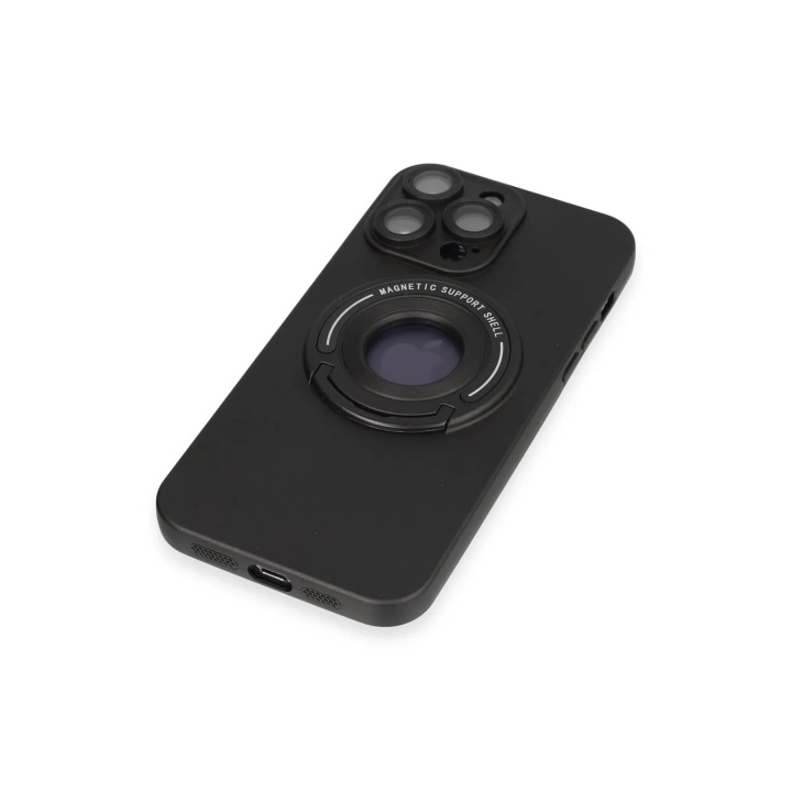 BFS  iPhone 13 Pro Max Kılıf Lukka Magneticsafe Kapak - Siyah