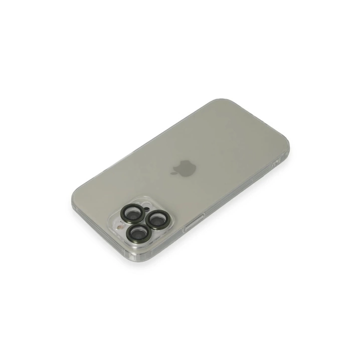 BFS  iPhone 13 Pro Max Kılıf Luko Lens Silikon - Yeşil