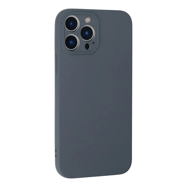 BFS  iPhone 13 Pro Max Kılıf Nano içi Kadife Silikon - Gri