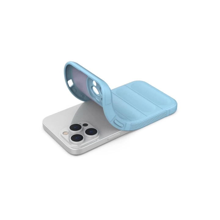 BFS  iPhone 13 Pro Max Kılıf Optimum Silikon - Sky Blue