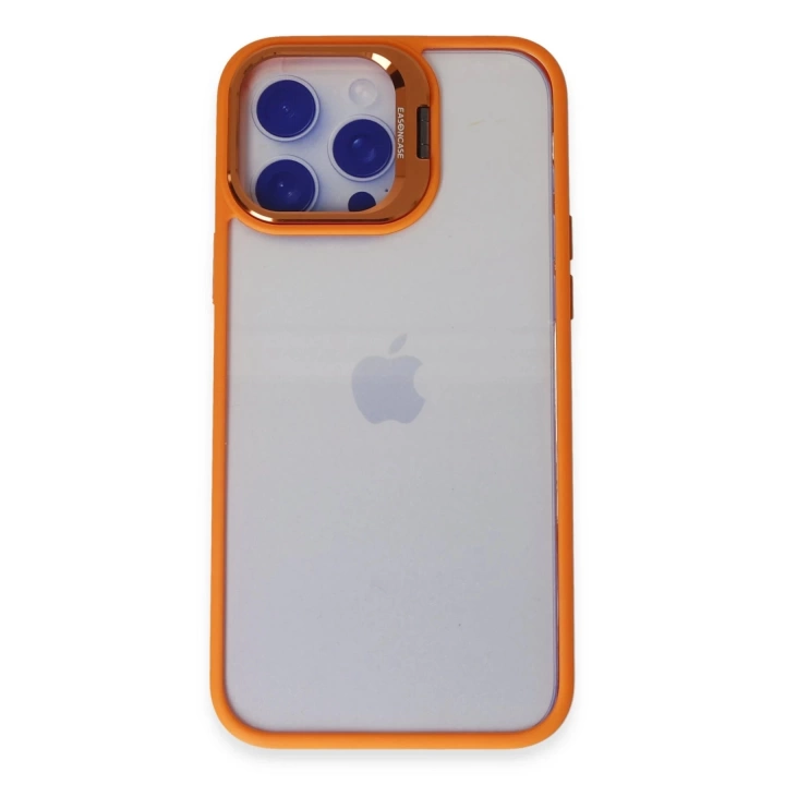 BFS  iPhone 13 Pro Max Kılıf Roblox Lens Standlı Kapak - Turuncu