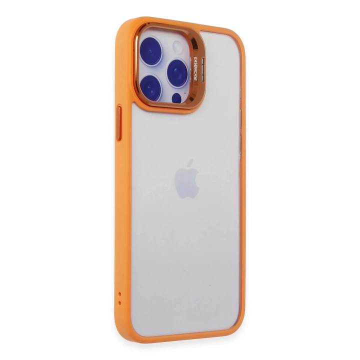 BFS  iPhone 13 Pro Max Kılıf Roblox Lens Standlı Kapak - Turuncu