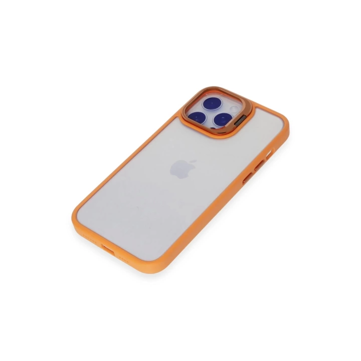 BFS  iPhone 13 Pro Max Kılıf Roblox Lens Standlı Kapak - Turuncu